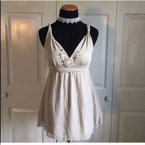 Anthropologie•{Velvet}•Beaded Tank